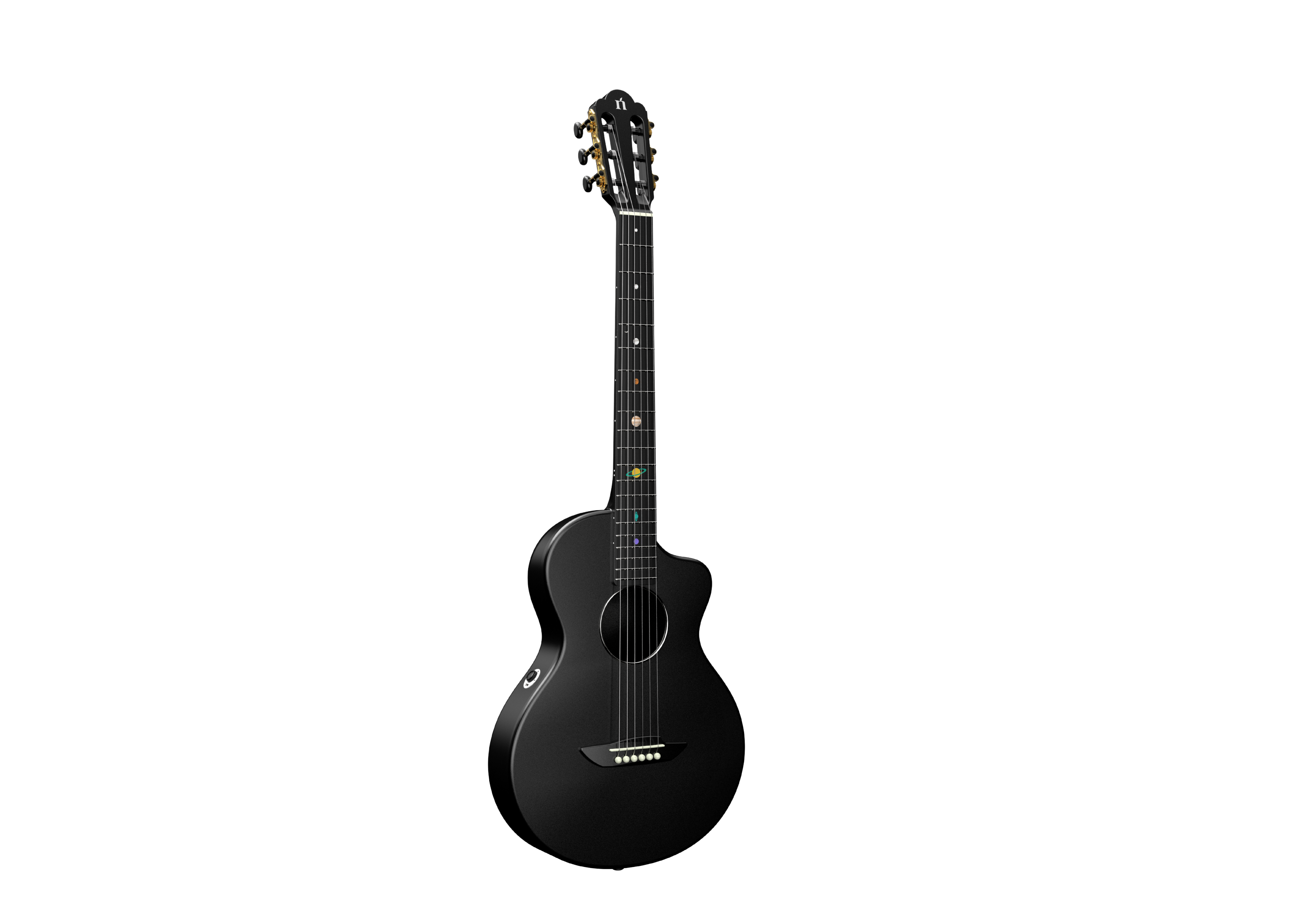 Natasha - Cosmos Carbon Composite Nylon String Guitar with NSX Pickup