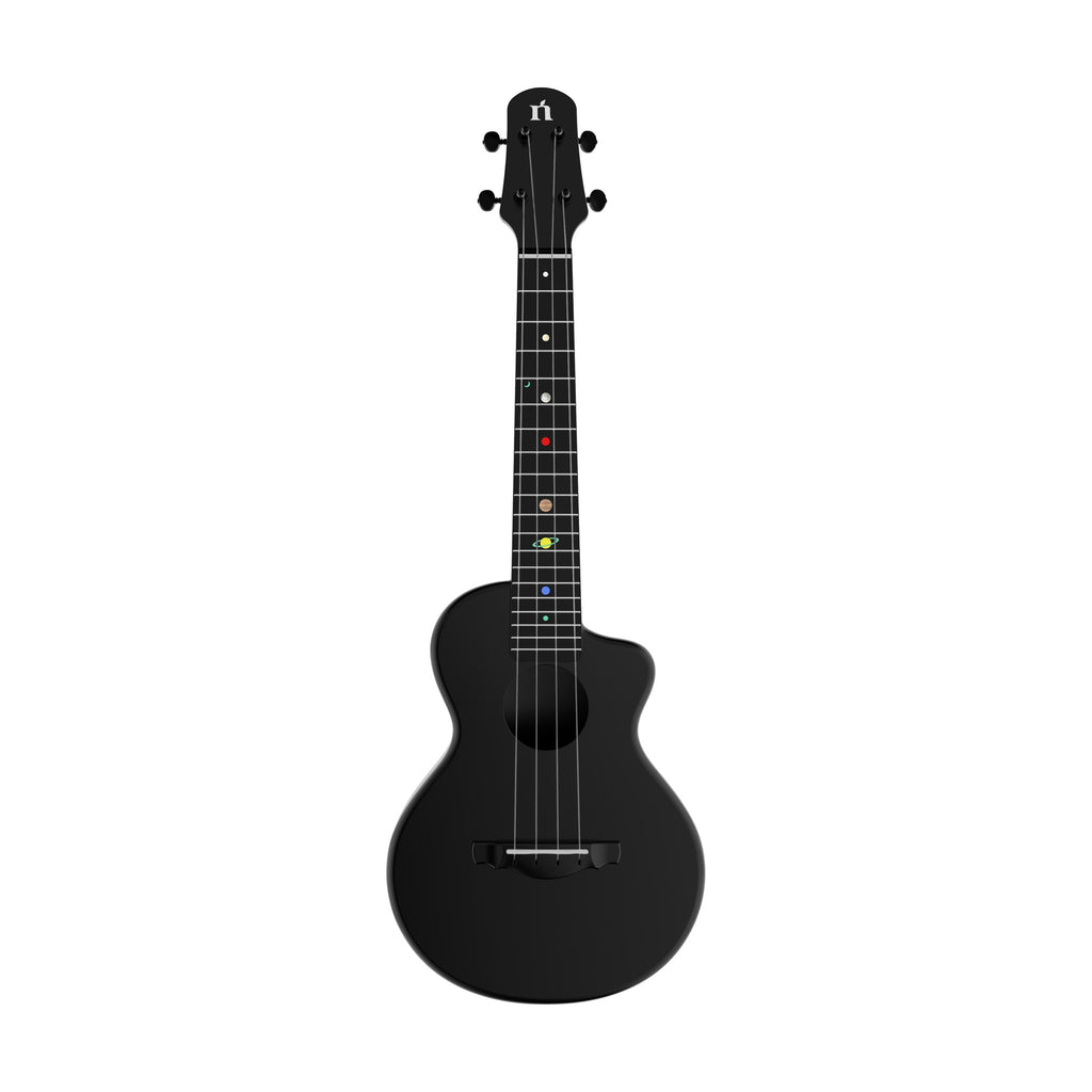Natasha Meteor 23" Concert Composite Ukulele Cosmic Black
