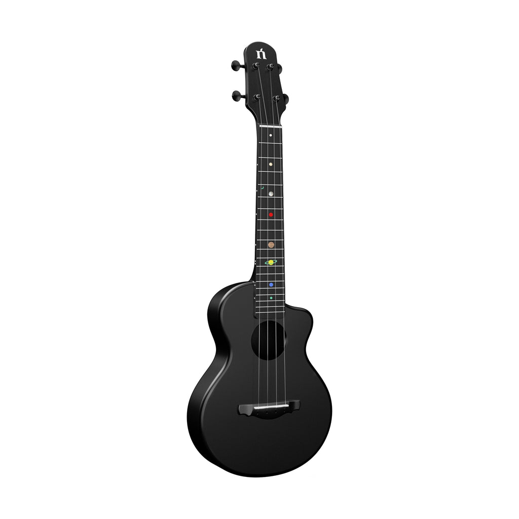Natasha Meteor 23" Concert Composite Ukulele Cosmic Black