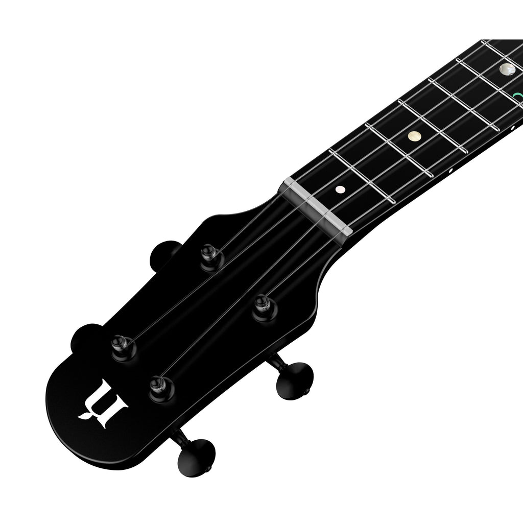 Natasha Meteor 23" Concert Composite Ukulele Cosmic Black