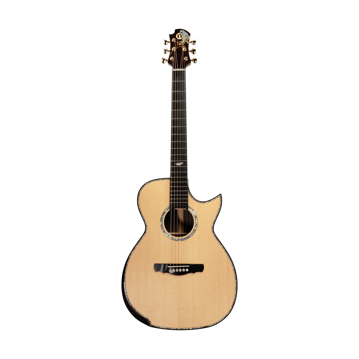 Natasha OMPD 2 - Solid Sitka Spruce & Solid Indian Rosewood OM Cutaway
