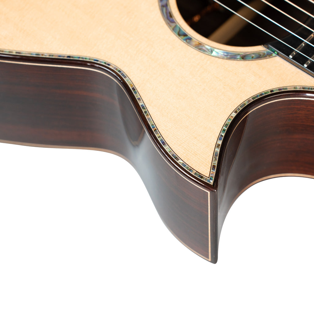 Natasha OMPD 2 - Solid Sitka Spruce & Solid Indian Rosewood OM Cutaway