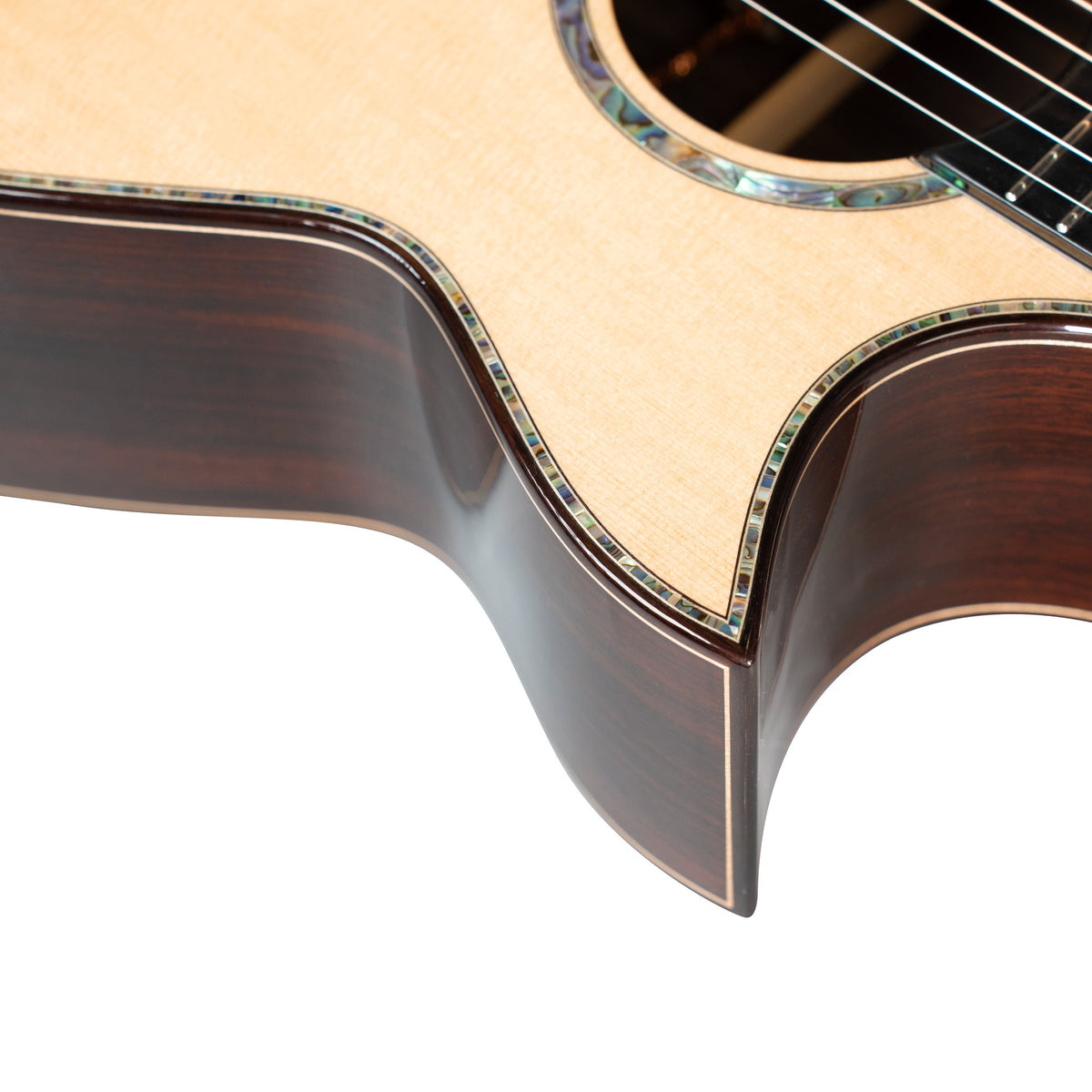 Natasha OMPD 2 - Solid Sitka Spruce & Solid Indian Rosewood OM Cutaway
